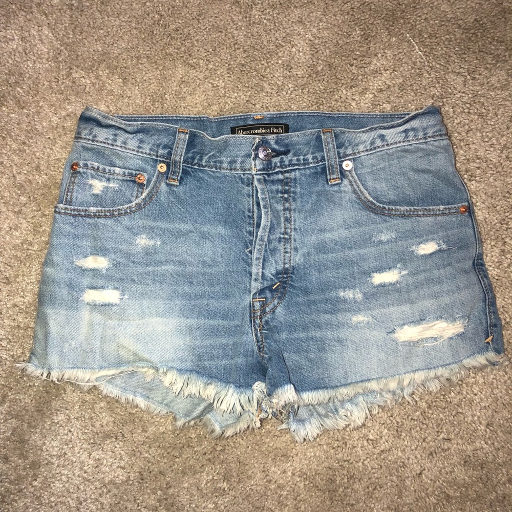 A&F brand new jean shorts